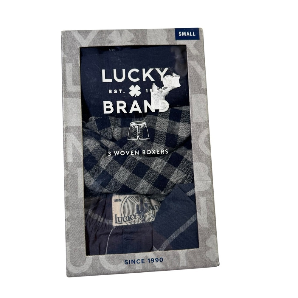 NIB Lucky Brand Woven‎ Cotton Boxers
